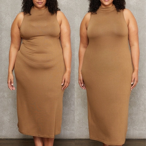 #52 NWOT Curveez High Waist Shaper Shorts Large - Picture 2 of 3